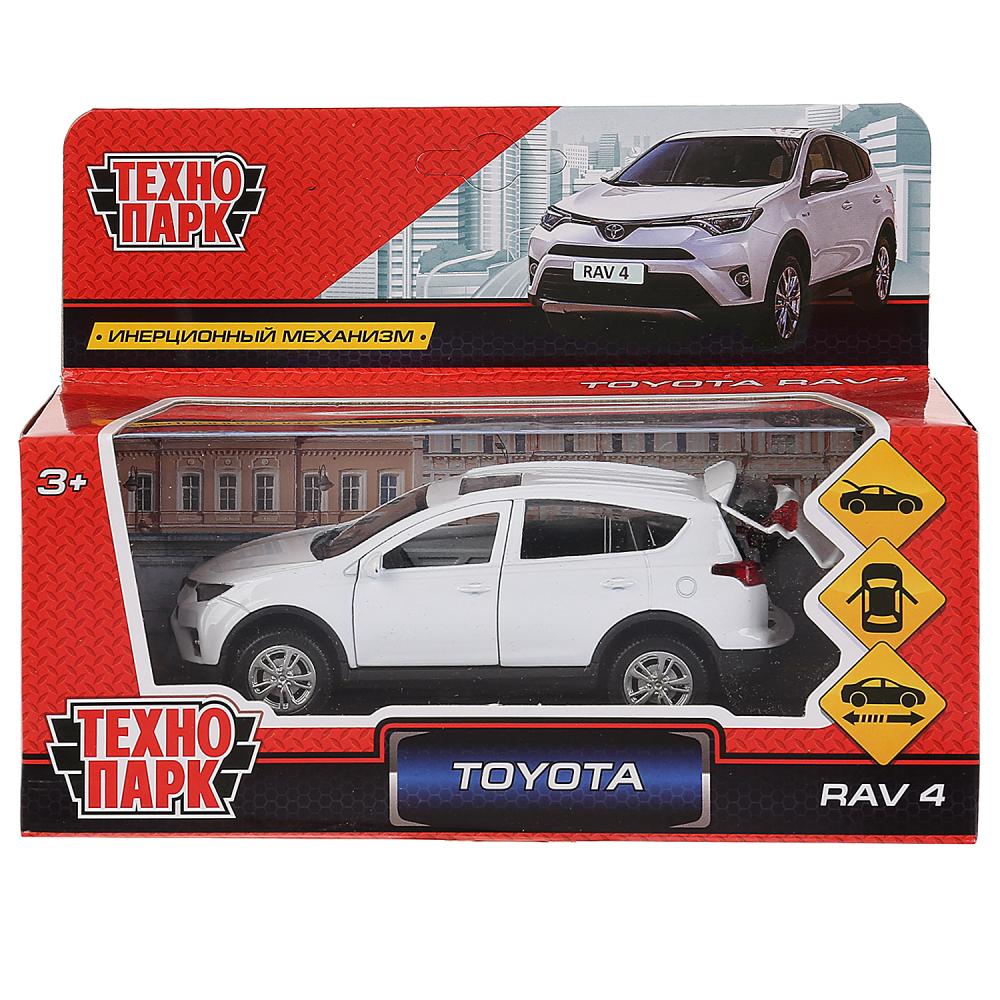 Игрушка Машина Технопарк металл TOYOTA RAV4 12см, двери, багаж, инерция,  белый 5421 - Интернет-магазин «Пересвет»