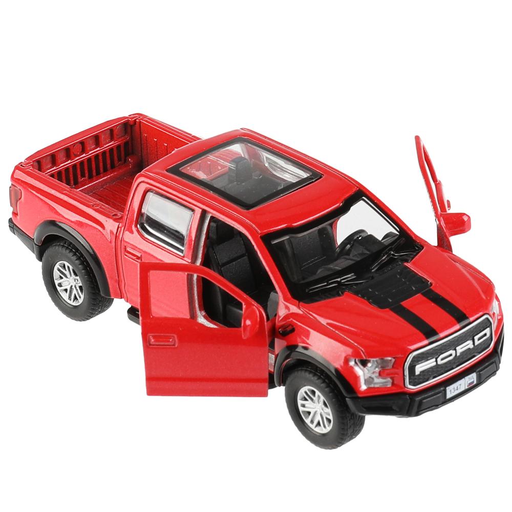 Игрушка Машина Технопарк металл FORD F150 RAPTOR 12 см, двери, багаж,  инерц, красный 5142 - Интернет-магазин «Пересвет»